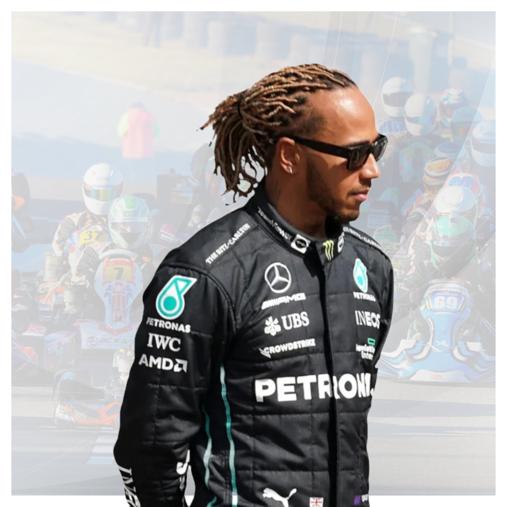 2022 Lewis Hamilton Mercedes AMG F1 Team Suit