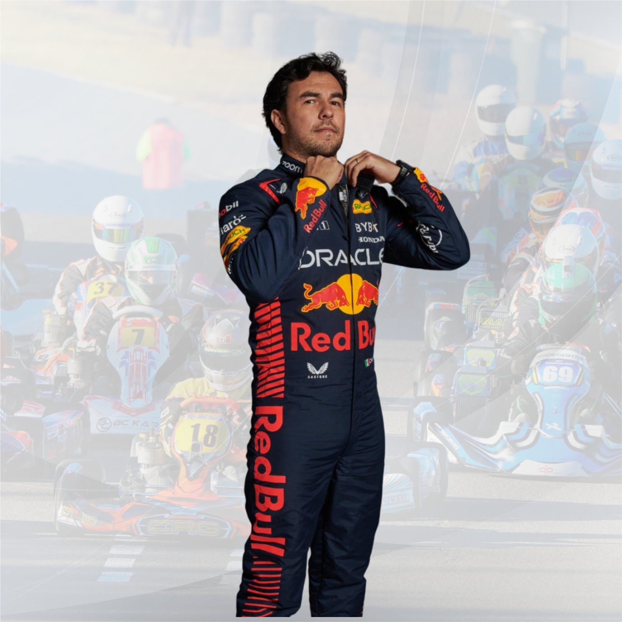 2023 Sergio Perez | Max Verstappen Race suit RedBull Honda F1 Replica