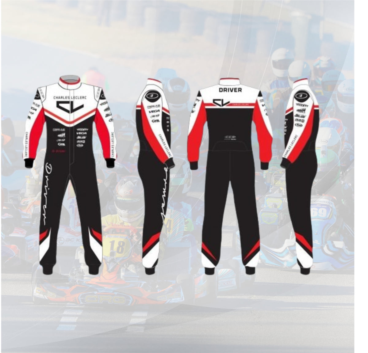 PSL Charles Leclerc 2020 Custom Driver Suit – LongLife Racewear Collection