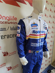 Ayrton Senna 1994 PARIS BERCY Replica Racing Suit  "Longlife Racewears"