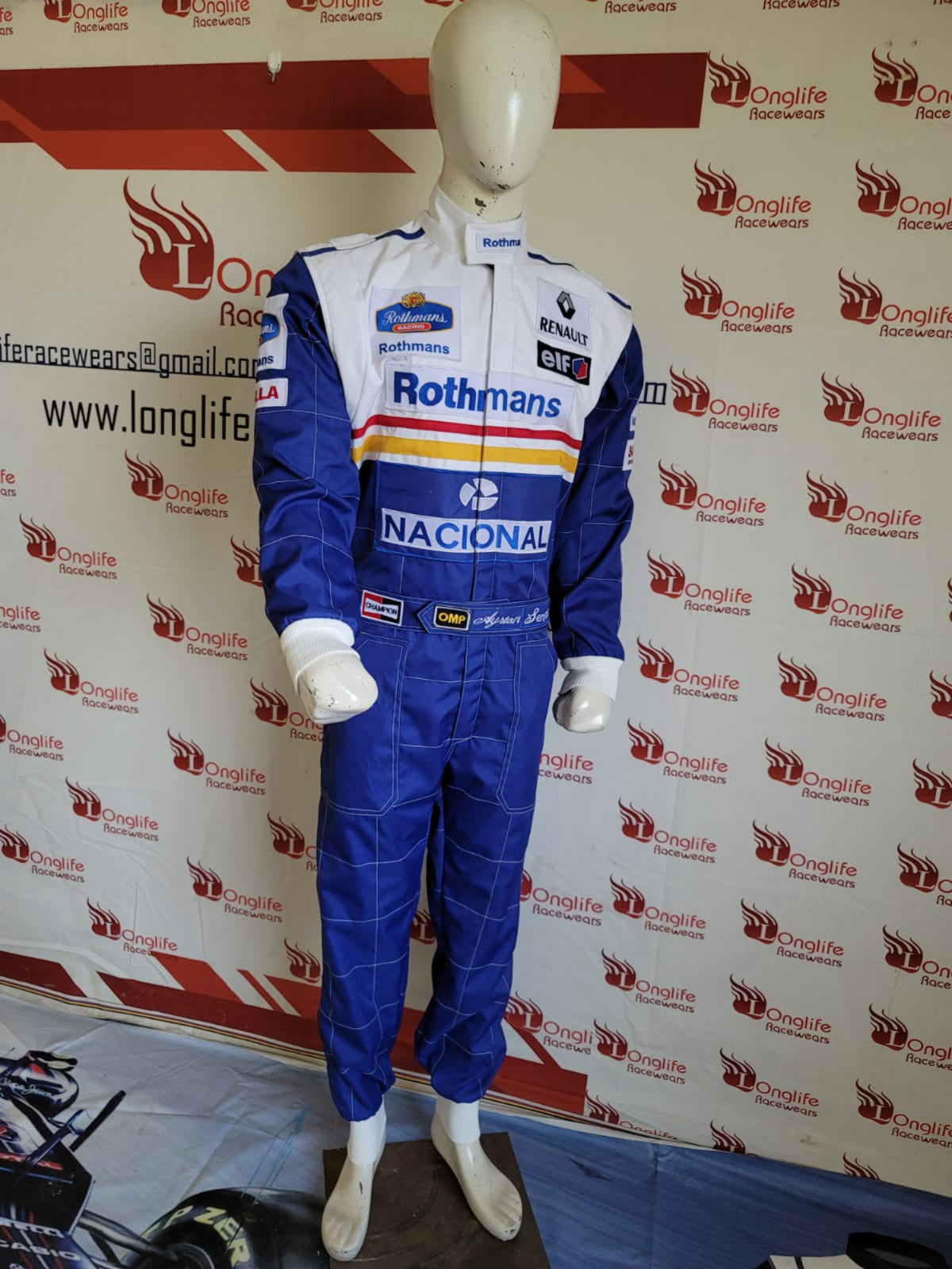 Rare 1994 Ayrton Senna Replica Go-Kart Racing Suit - Collectible Memorabilia by LongLife Racewears