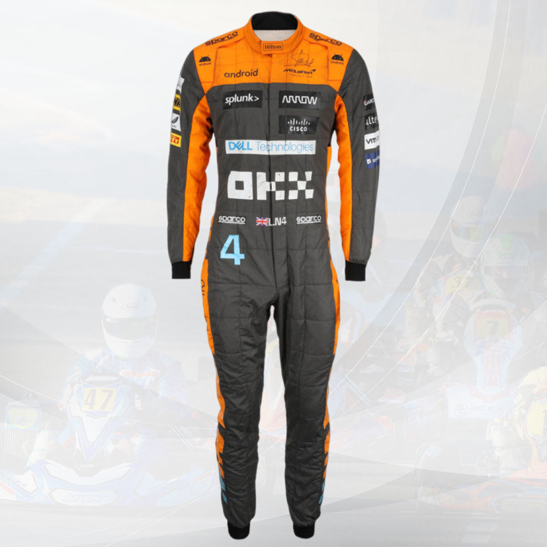 New Lando Norris 2023 Official Replica Race Suit Team Mclaren F1