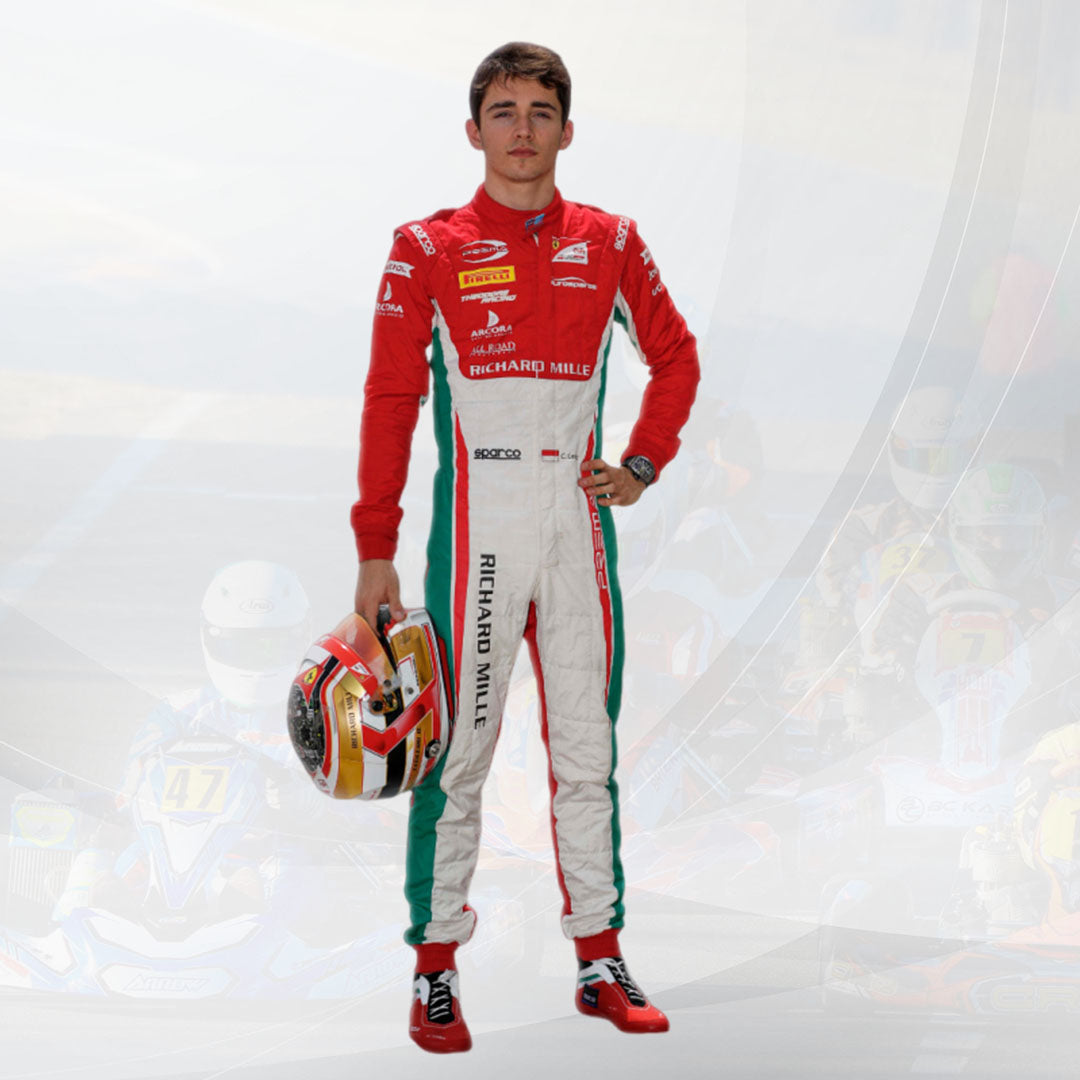 2017 Charles Leclerc Race Suit Richard Mille Formula 2