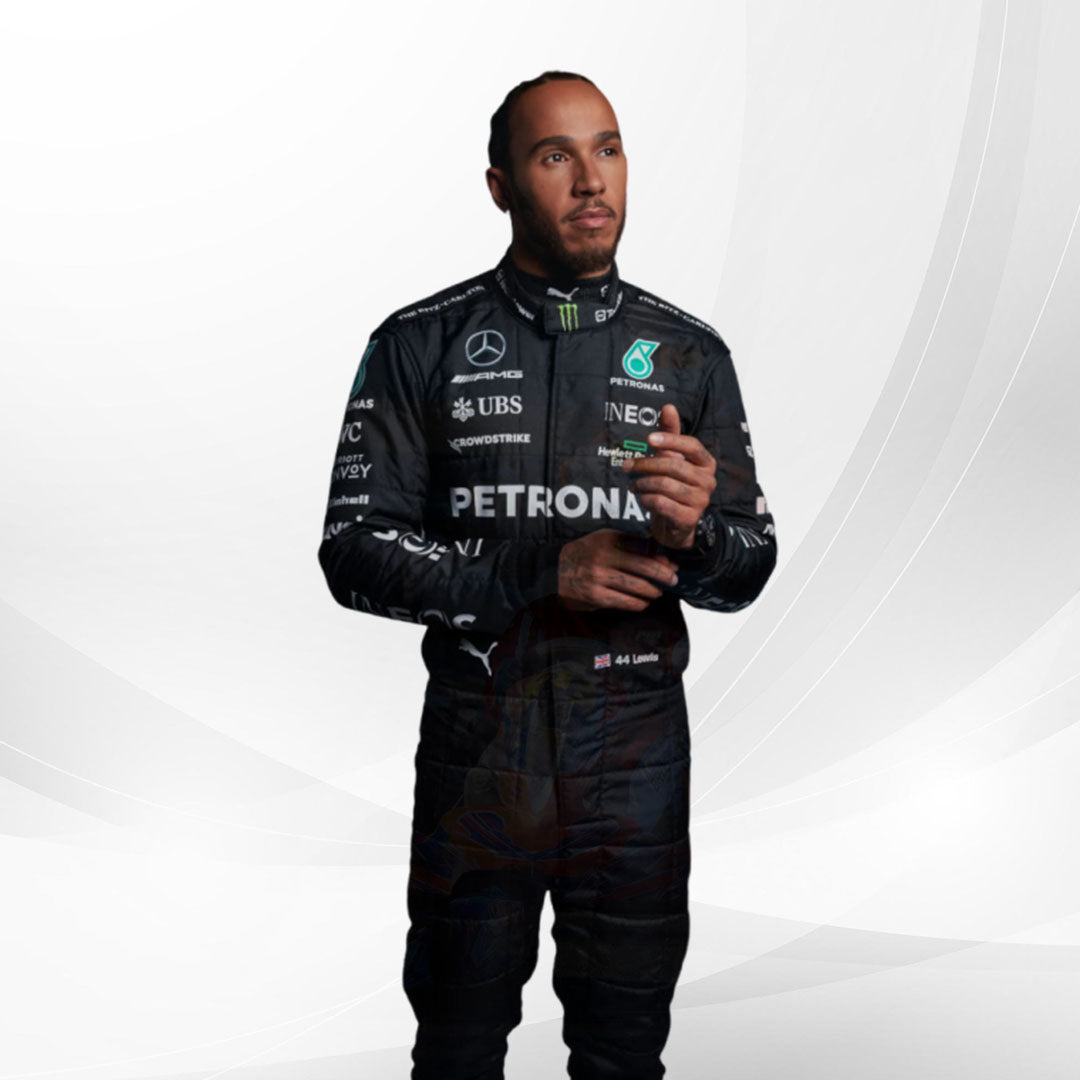 2023 Lewis Hamilton Replica Race Suit Mercedes-AMG Petronas F1 Team