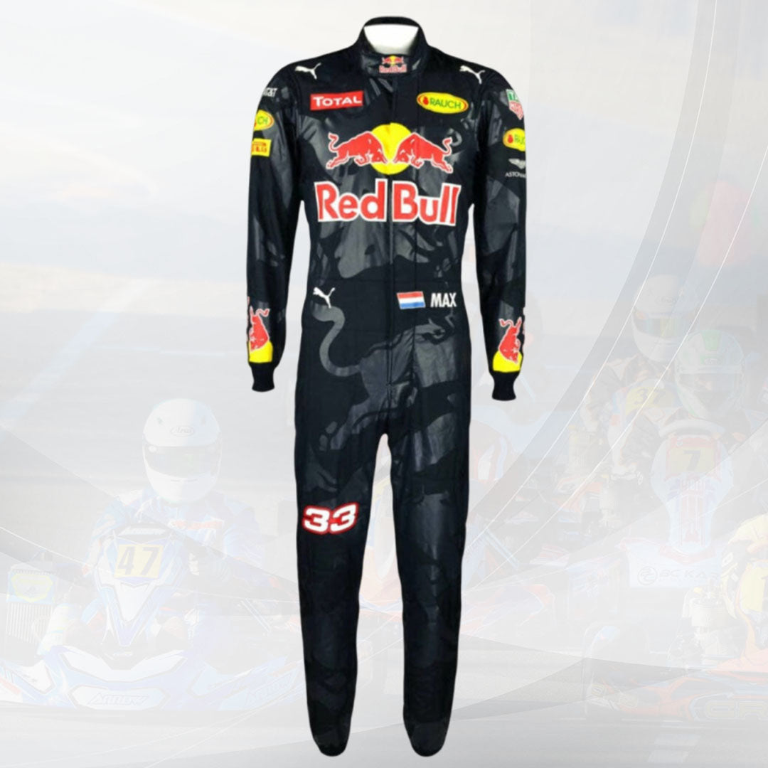 2023 Max Verstappen Race Red Bull Racing F1 Suit