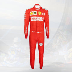 2019 Charles Leclerc Race Mission Winnow Scuderia Ferrari F1 Suit