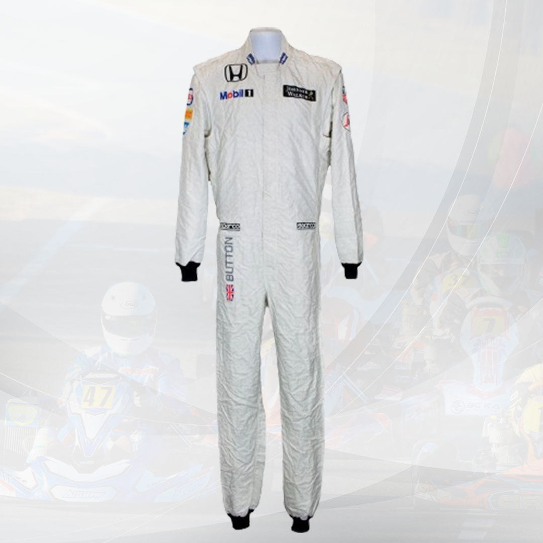 2023 Jenson Button Race Worn McLaren Honda F1 Suit