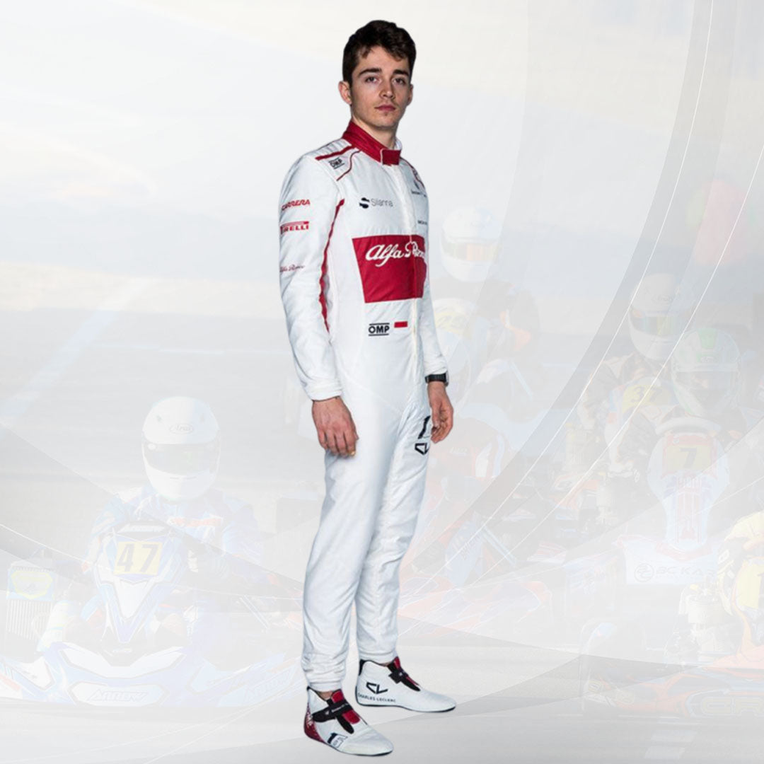 2023 Charles Leclerc Alfa Romeo Sauber Formula One Suit