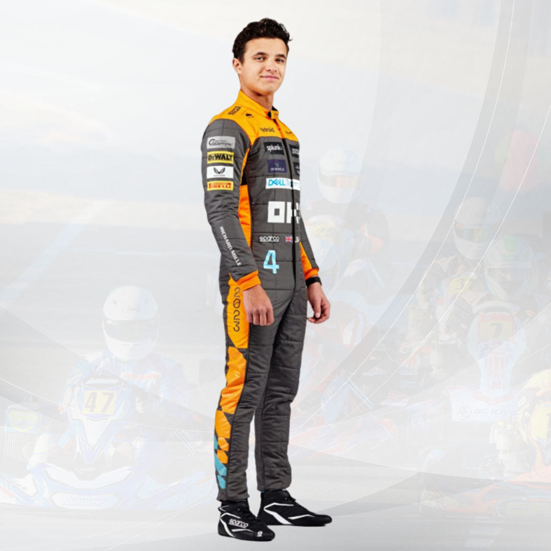 New Lando Norris 2023 Official Replica Race Suit Team Mclaren F1