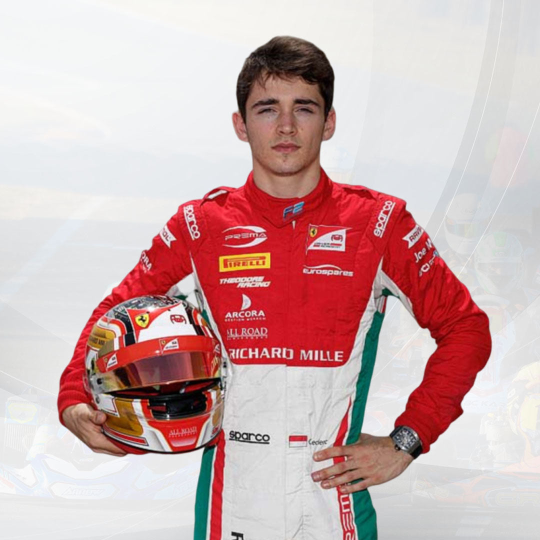 2017 Charles Leclerc Race Suit Richard Mille Formula 2