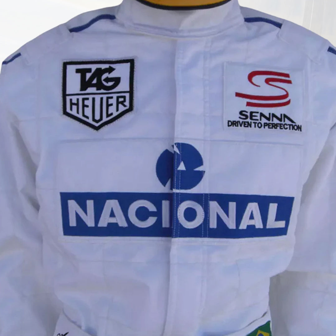 Ayrton Senna 1993 PARIS BERCY Replica Racing Suit