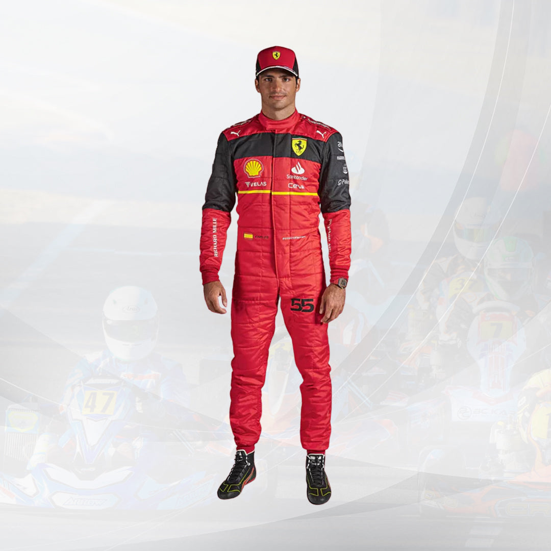 2022 Scuderia Ferrari Carlos Sainz F1 Race Suit – Longlife Racewear