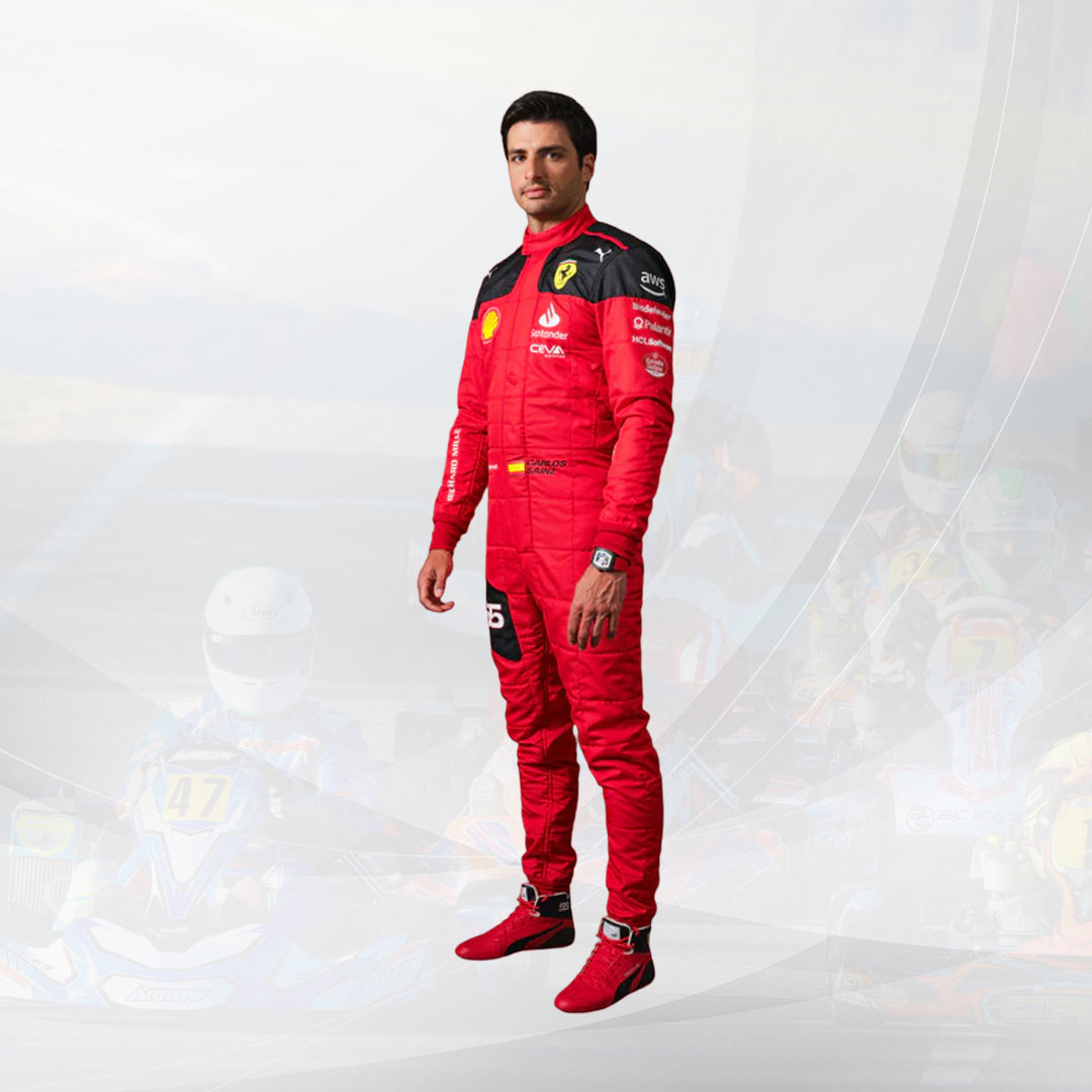 2023 Carlos Sainz Race Scuderia Ferrari F1 Race Suit