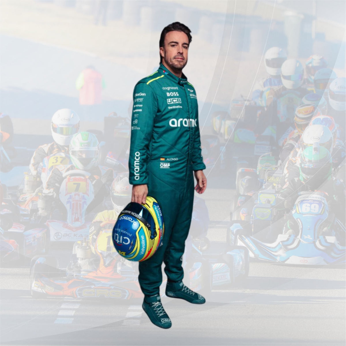 2024 Fernando Alonso Aston Martin F1 Team Race Suit