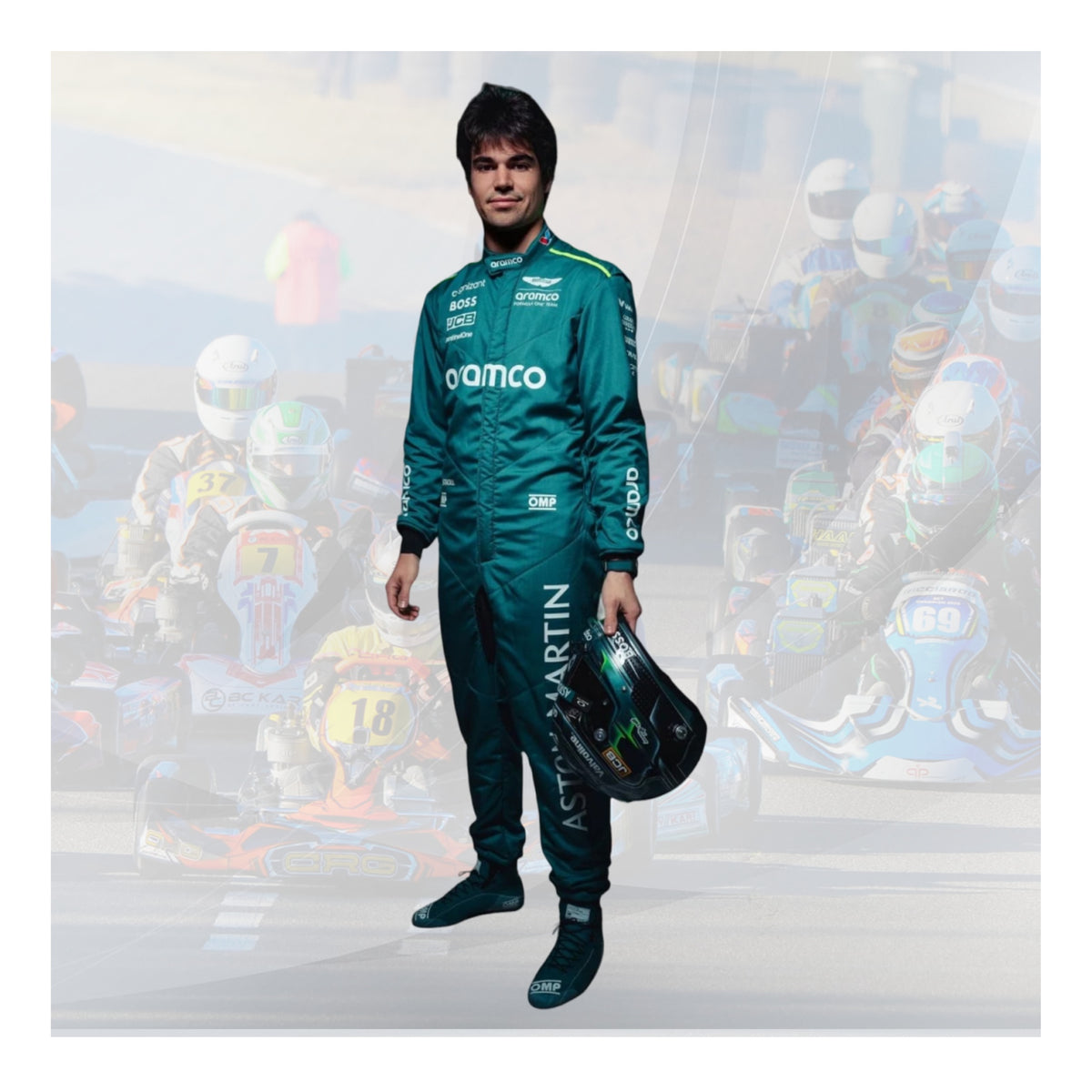 2024 Lance Stroll Aston Martin F1 Team Race Suit