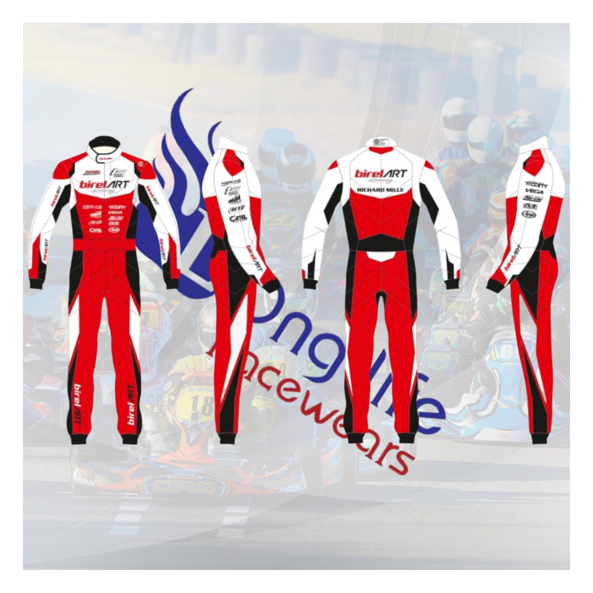 2021 Birel Art Race suit Customized