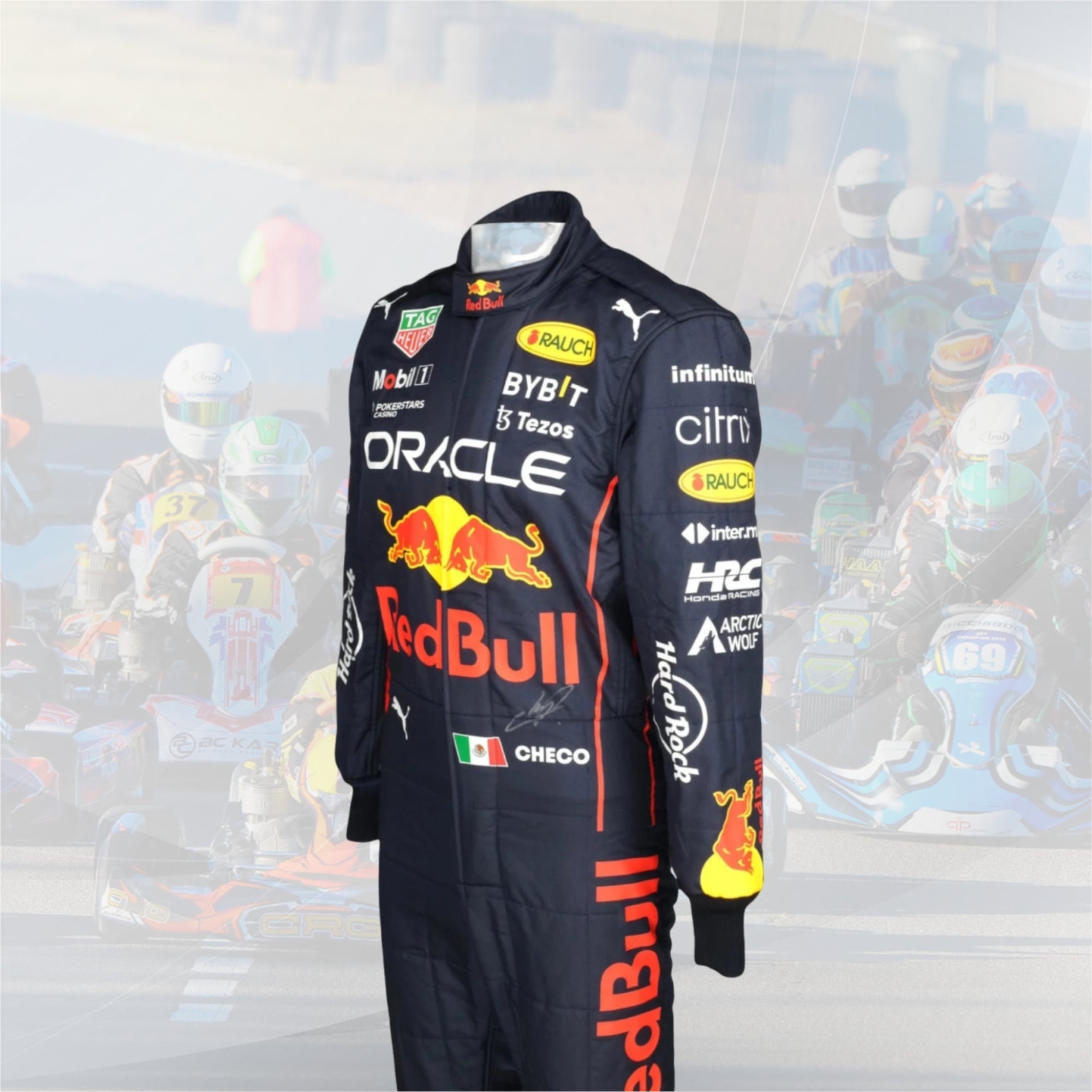 2022 Sergio Perez | Max Verstappen Race suit RedBull Honda F1 Replica