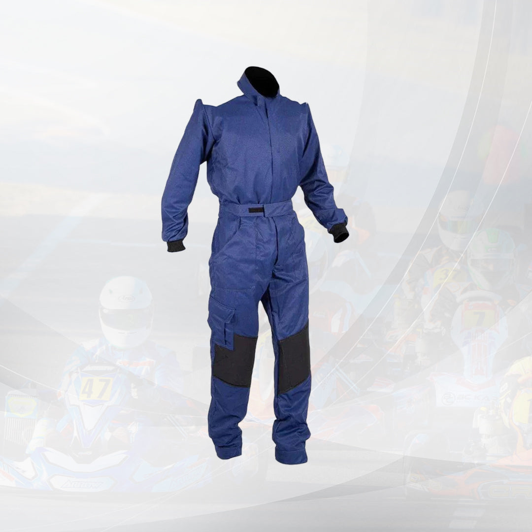 MECHANIC SUIT NAVY-SILVER CLOUD