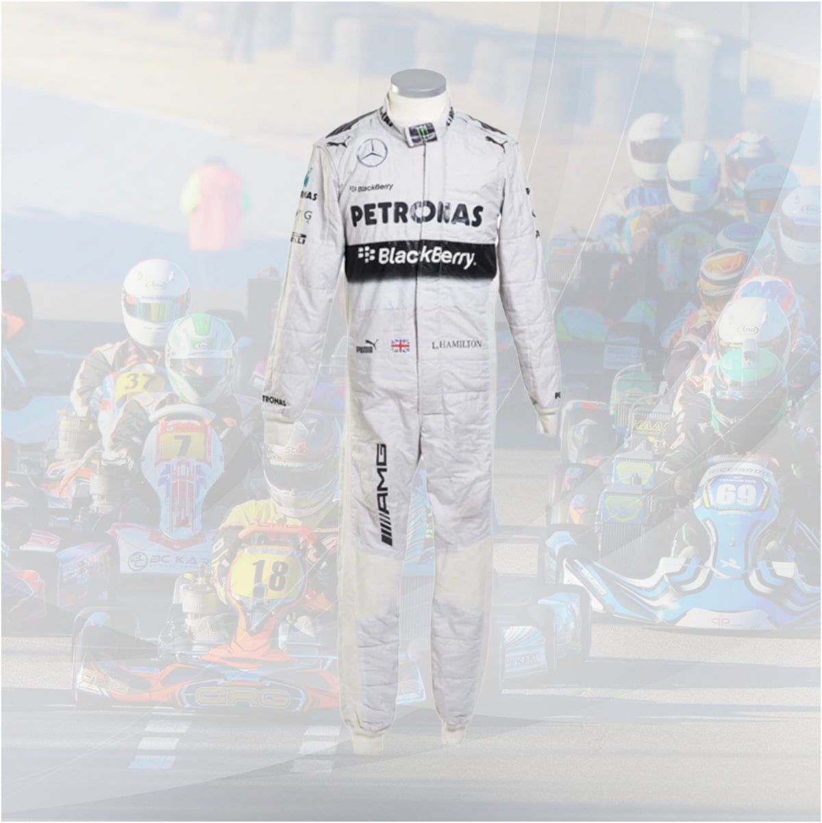 2014 Lewis Hamilton Mercedes PETRONAS F1 Race Suit