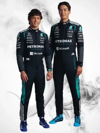 2026 George Russell F1 Driver Mercedes Racing Replica Costume